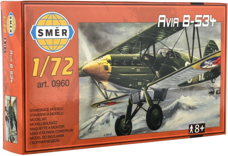 Směr maquette en plastique de l’avion Avia B-354 à l’échelle 1:72