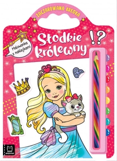livre de coloriage avec autocollants – douces princesses