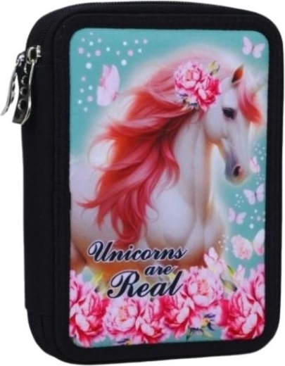 Trousse à deux compartiments équipée Back me up Unicorns are real