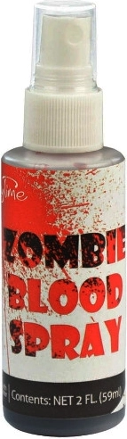Sang artificiel en spray pour Halloween
