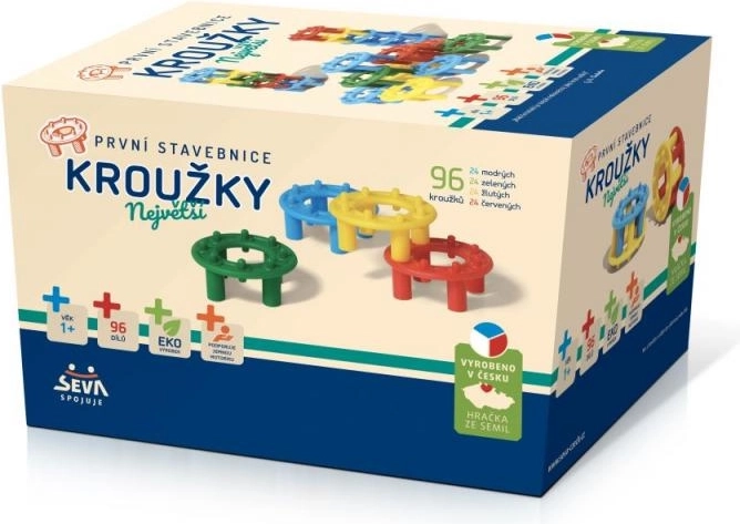 Première boîte de construction Anneaux – 96 pièces en boîte