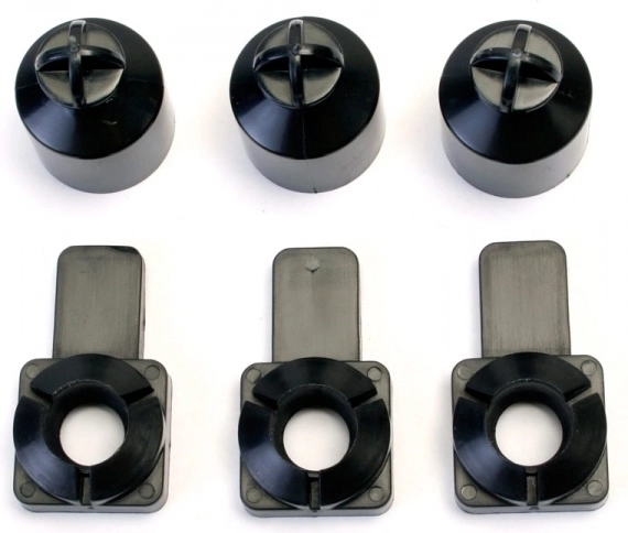 Tête de support pour circuits Carrera Evolution, Digital 132 et Digital 124 (3 pcs)