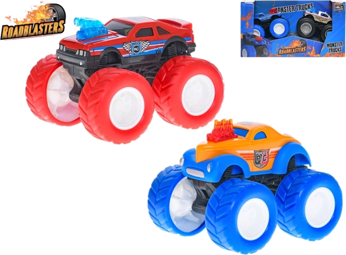 Set de monster trucks Roadblasters à friction 8 cm