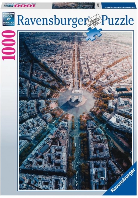 Puzzle Ravensburger Vue sur Paris 1000 pièces