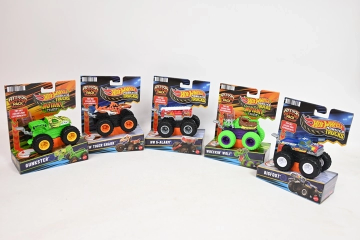 Hot Wheels monster truck – petite voiture robuste à grandes roues (JMK92)