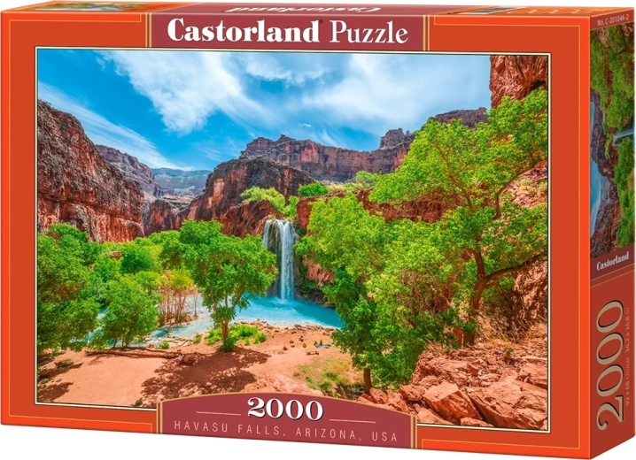 Puzzle Castorland Cascades de Havasu en Arizona, États-Unis, 2000 pièces