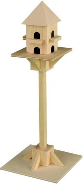 Kit de construction en bois à coller Pigeonnier – CREATIVE KITS