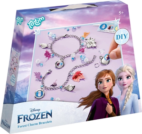 Kit de fabrication de bracelets avec charms La Reine des neiges 2