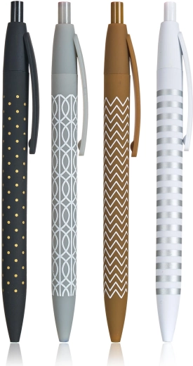 Stylo à bille Trendy mix (4 pcs)