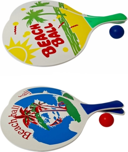 Raquettes en bois pour la plage et le parc