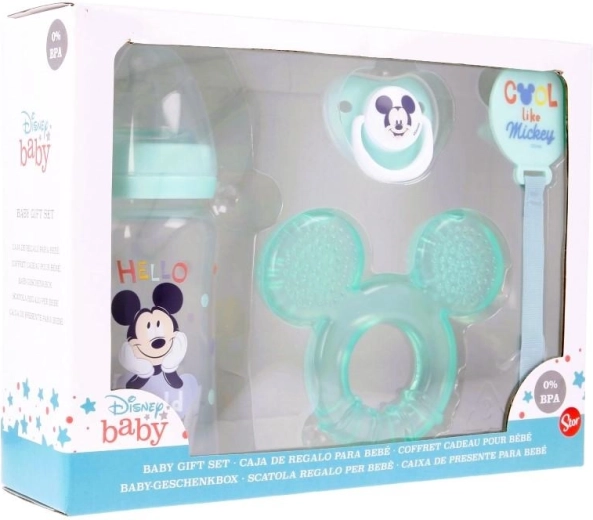 Coffret cadeau pour bébé Mickey – 4 pièces