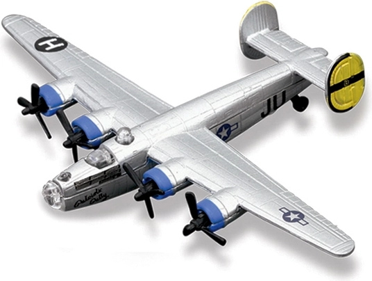 Avion Maisto Fresh Metal Tailwinds B-24 Liberator argenté