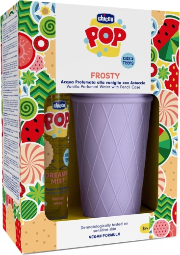Chicco POP Dreamy Mist eau parfumée Vanilla Wrap 150 ml + trousse à fournitures scolaires glace