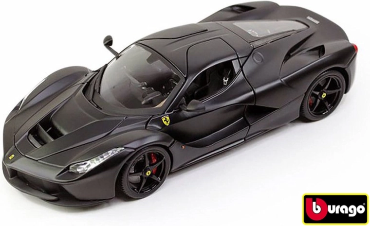 Modèle en métal BBURAGO Ferrari LaFerrari 1:18 noir mat