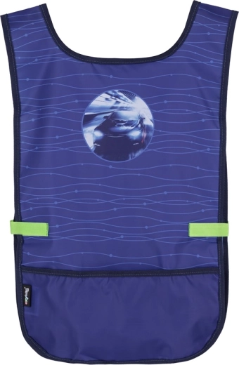 Tablier poncho OXY Sherpy Blue pour activités artistiques et créatives