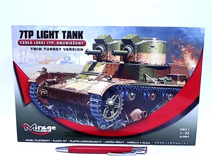 Mirage Hobby char léger 7TP à double tourelle – maquette en plastique