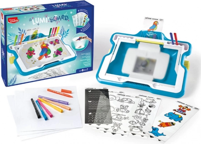 Tablette lumineuse de dessin Maped pour enfants, 30 feuilles