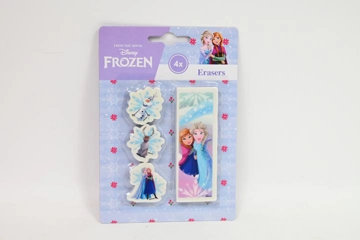 Set de gommes Frozen – 4 pièces