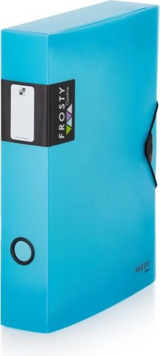 Boîte avec élastique A4 Maxi Opaline Bleu