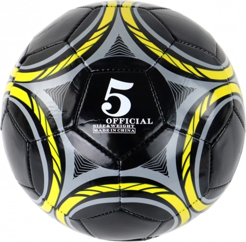 ballon de football noir taille 5 (24 cm)