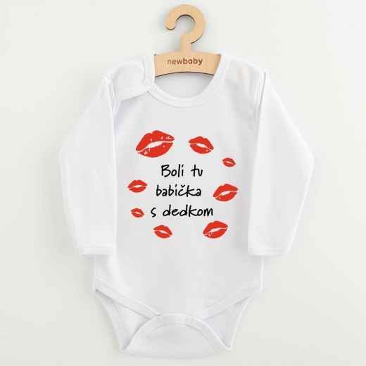 Body bébé à imprimé New Baby « Ils étaient là : mamie et papy »