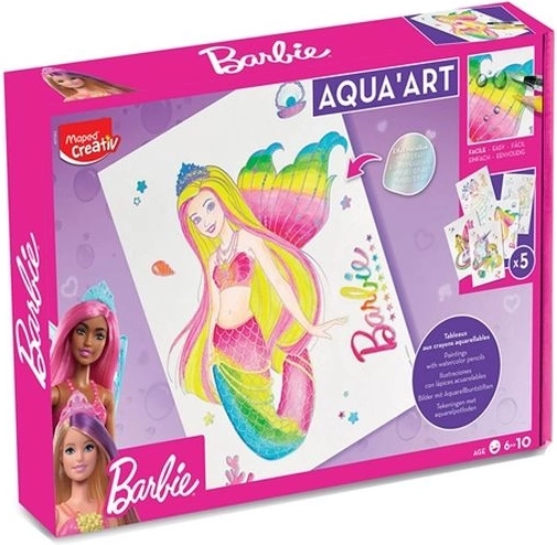 Creativ AquaArt images à l’aquarelle Barbie