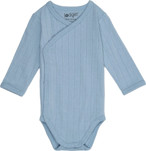 Body bébé Lodger à manches longues Solid Blue Fogg 56