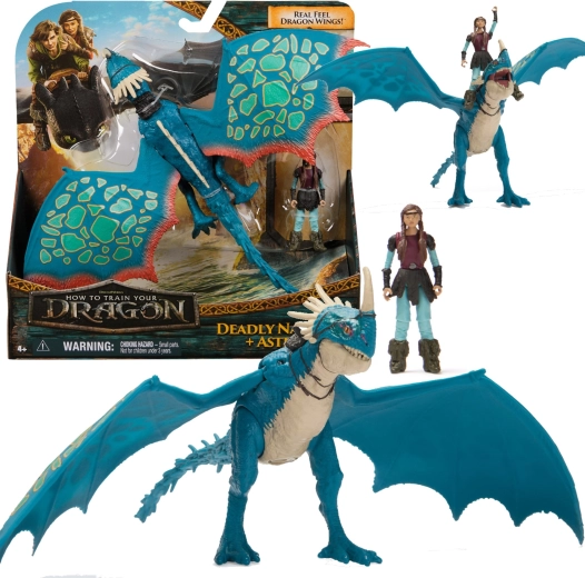 Collection Dragons Deadly Nadder et Astrid – figurines DREAMWORKS Dragons par Spin Master