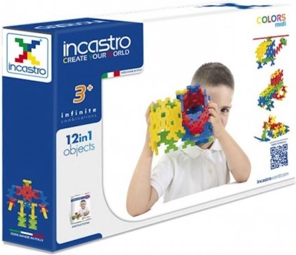 Incastro Colors Midi kit de construction - 60 pièces