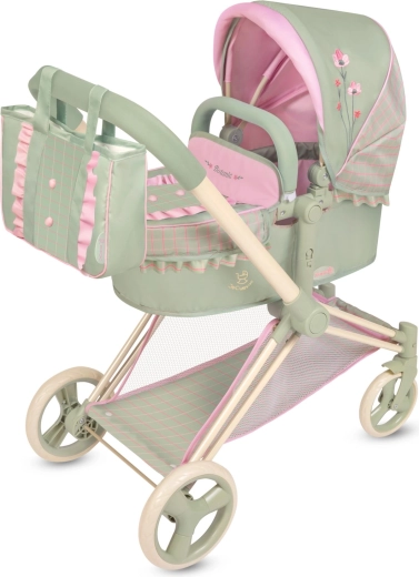 DeCuevas poussette pliable pour poupées 3 en 1 avec sac Botanic 2026 – 73 cm