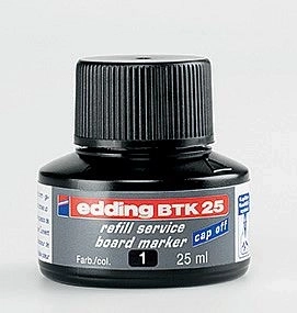Encre Edding BTK 25, noire – recharge pour marqueurs pour tableau blanc