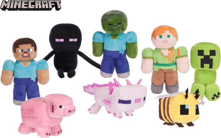 Peluches MINECRAFT – jouets tout doux pour enfants et collectionneurs