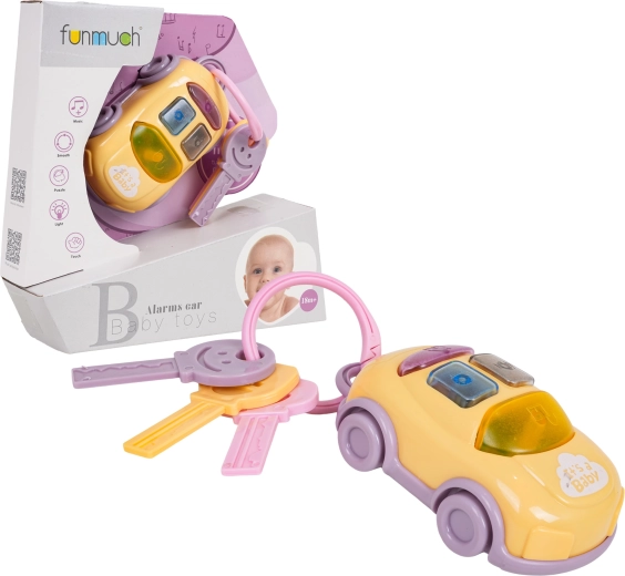 Set de clés interactives avec petite voiture lumineuse