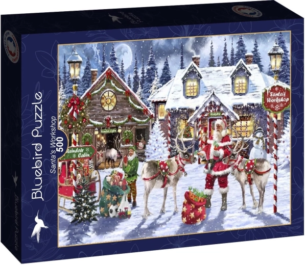 Puzzle Bluebird L’atelier du Père Noël 500 pièces