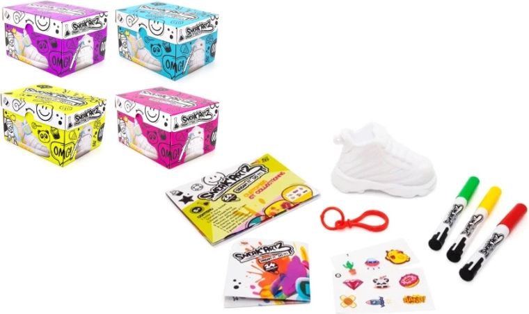 Sneak Artz – kit créatif pour fabriquer des mini baskets – porte-clés