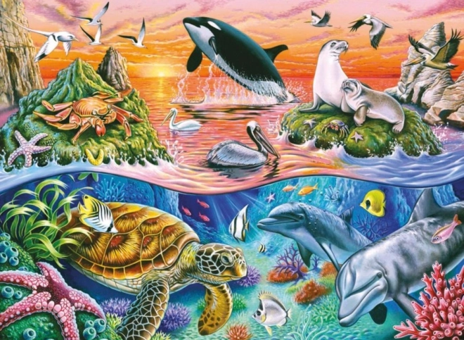 Puzzle Magnifique Océan XXL de Ravensburger 100 pièces