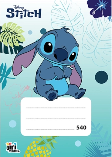 Cahier scolaire A5 sans lignes Lilo & Stitch – 40 feuilles
