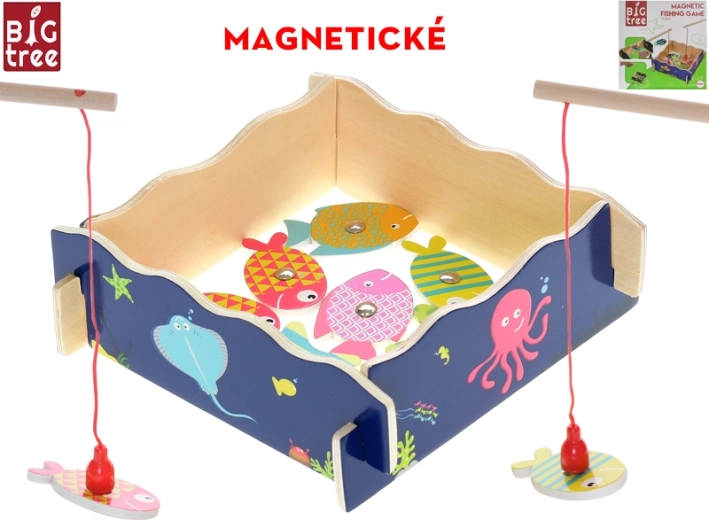 Jeu de pêche magnétique en bois Big Tree