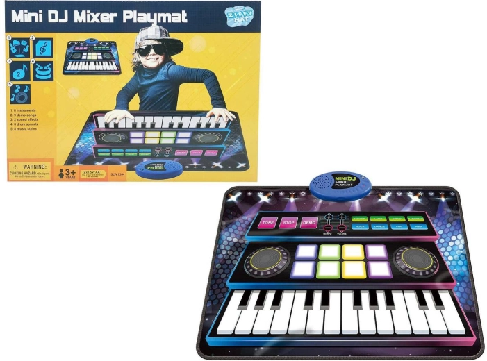 Tapis musical interactif Adar piano 39 × 28 cm avec son - 1 pièce