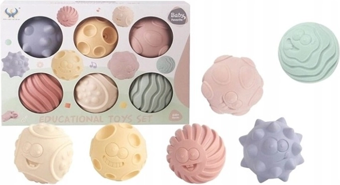 Balles sensorielles pour le bain Artyk - 6 pièces
