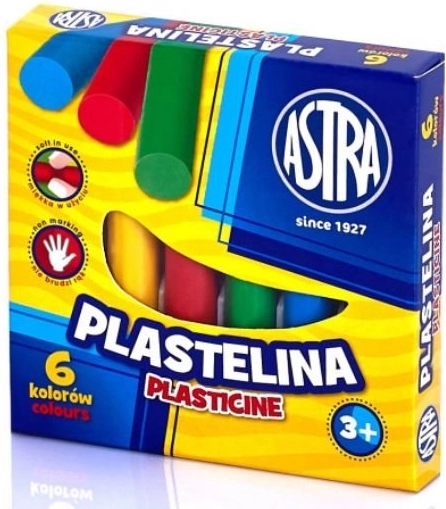Pâte à modeler ASTRA – lot de 6 couleurs