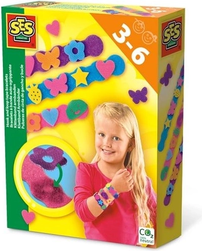 SES Creative bracelets colorés à scratch