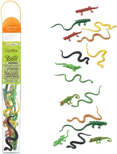 Safari Ltd. Toobs tube reptiles – figurines de reptiles - 1 pièce