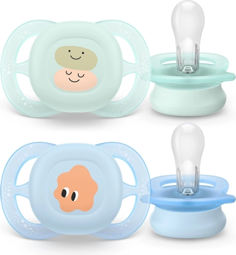 Sucette Philips Avent Ultrastart pour nouveau-nés 0–2 mois, 2 pcs