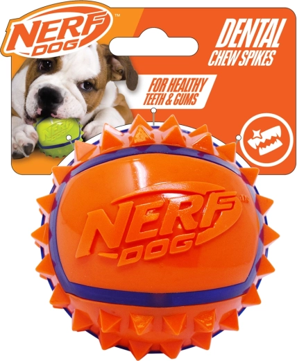 Nerf Dog balle à picots pour chiens 9 cm