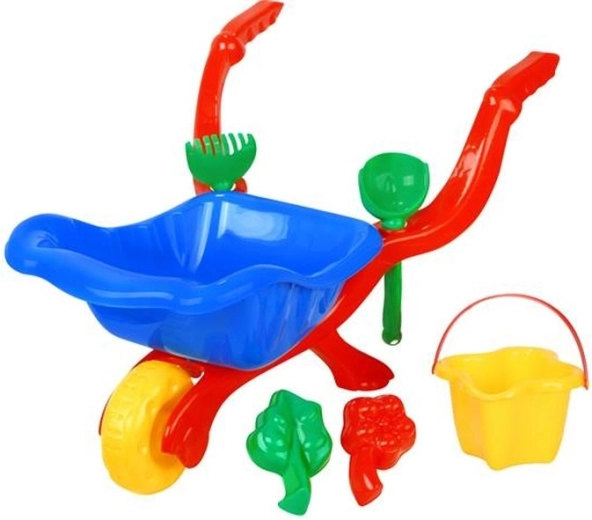 Brouette pour enfants Bączek avec accessoires de sable