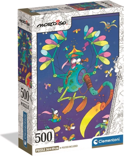 Puzzle Clementoni 500 pièces MORDILLO – Machine volante