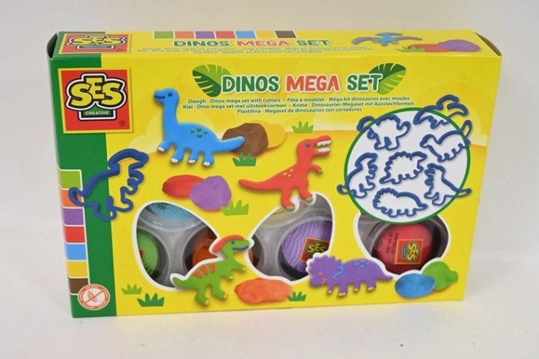 SES Creative méga set de pâte à modeler dino - 1 pièce