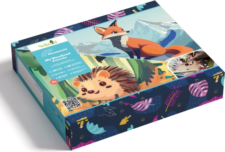 Sekoia Picamania Animaux de la forêt – kit créatif scintillant