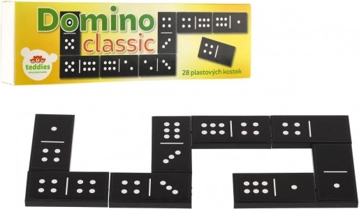 Domino Classique en plastique, 28 pièces, en boîte